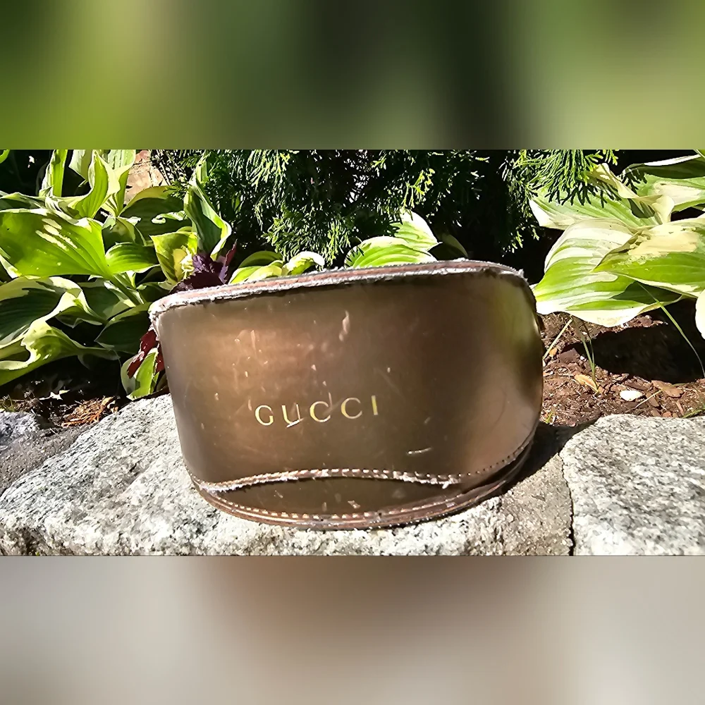 Gucci Vintage Black and Red Sunglasses Men